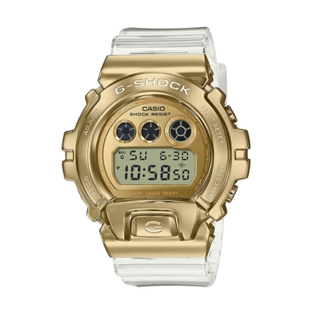 NWT Casio G-Shock GM-6900SG-9DR Gold Digital Watch with Resin Band